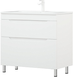 Corozo Тумба с раковиной Юта 85 Z2 белая – фотография-3